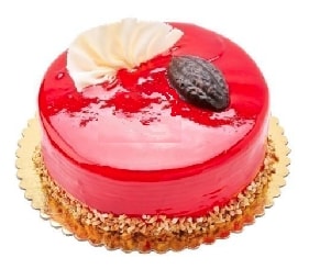 6–9 Kişilik Sade Klasik Frambuazlı Yaş Pasta Şef İmzası Tat