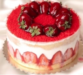 Çilekli Mois Yaş Pasta Taze ve Lezzetli Seçenek